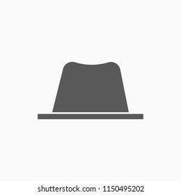 hat icon, headgear vector