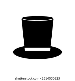 Hat icon illustrated on background