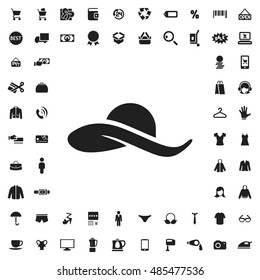 Hat icon illustration isolated vector sign symbol