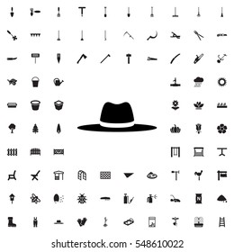 hat icon illustration isolated vector sign symbol