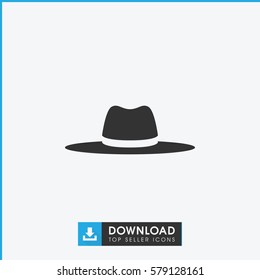 hat icon illustration isolated vector sign symbol