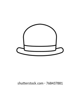 hat icon illustration isolated vector sign symbol