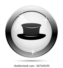 Hat icon. Internet button on white background. EPS10 vector.
