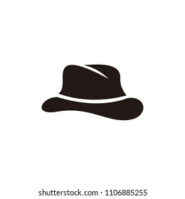 Hat icon isolated on white background