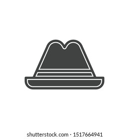 Hat icon isolated on white background. Headwear symbol modern, simple, vector, icon for website design, mobile app, ui. Vector Illustration