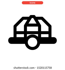 hat icon isolated sign symbol vector illustration - high quality black style vector icons
