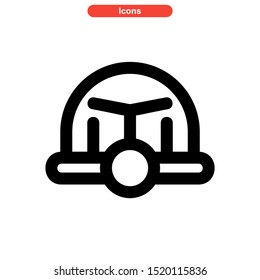 hat icon isolated sign symbol vector illustration - high quality black style vector icons
