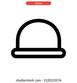 hat icon isolated sign symbol vector illustration - high quality black style vector icons
