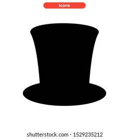 hat icon isolated sign symbol vector illustration - high quality black style vector icons
