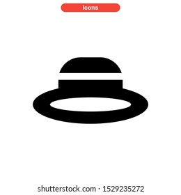 hat icon isolated sign symbol vector illustration - high quality black style vector icons
