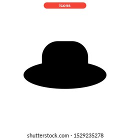 hat icon isolated sign symbol vector illustration - high quality black style vector icons
