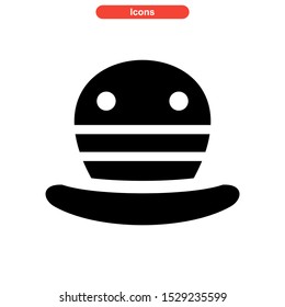 hat icon isolated sign symbol vector illustration - high quality black style vector icons
