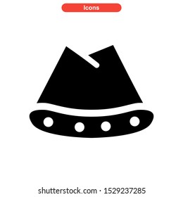 hat icon isolated sign symbol vector illustration - high quality black style vector icons

