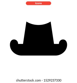 hat icon isolated sign symbol vector illustration - high quality black style vector icons
