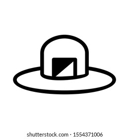 hat icon isolated sign symbol vector illustration - high quality black style vector icons
