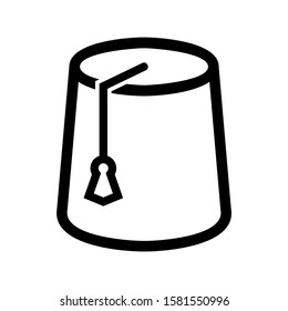 hat icon isolated sign symbol vector illustration - high quality black style vector icons
