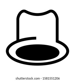 hat icon isolated sign symbol vector illustration - high quality black style vector icons
