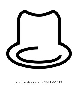 hat icon isolated sign symbol vector illustration - high quality black style vector icons

