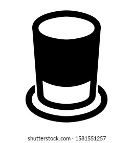 hat icon isolated sign symbol vector illustration - high quality black style vector icons
