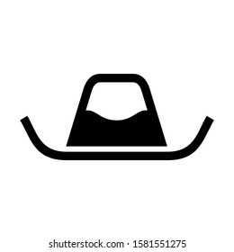 hat icon isolated sign symbol vector illustration - high quality black style vector icons
