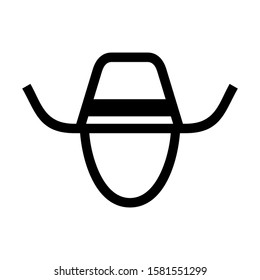 hat icon isolated sign symbol vector illustration - high quality black style vector icons
