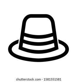 hat icon isolated sign symbol vector illustration - high quality black style vector icons
