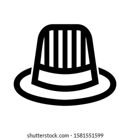 hat icon isolated sign symbol vector illustration - high quality black style vector icons
