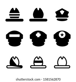 hat icon isolated sign symbol vector illustration - Collection of high quality black style vector icons

