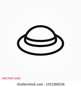 Hat icon logo, illustration, vector sign symbol for design