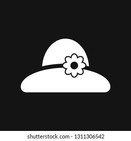 Hat icon logo, illustration, vector sign symbol for design