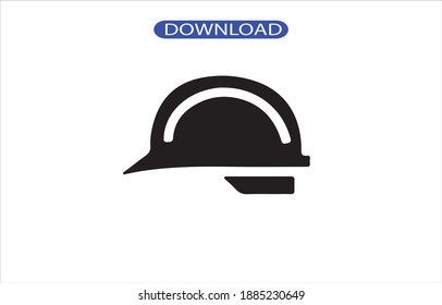 Icono de sombrero o logotipo aislado símbolo de signo ilustración vector ilustración - iconos vectoriales de estilo negro de alta calidad.

