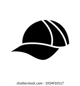 Hut-Symbol oder Logo einzeln auf Zeichensymbolen, Vektorgrafik - hochwertige Vektorsymbole in schwarzem Stil
