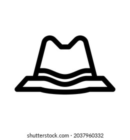 hat icon or logo isolated sign symbol vector illustration - high quality black style vector icons
