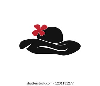 Hat icon logo vector