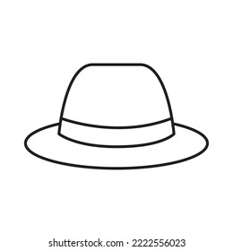 hat icon on white background