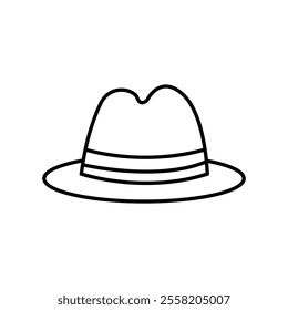 Hat icon on a white background