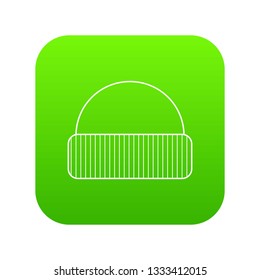 Hat icon. Outline illustration of hat vector icon for web