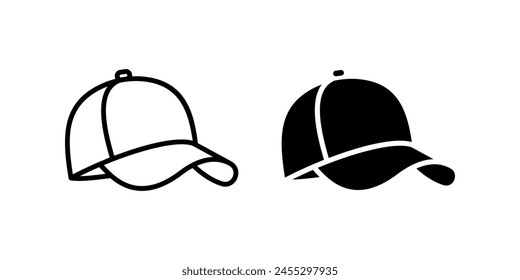 Hat Icon Set. for mobile concept and web design. vector illustration	