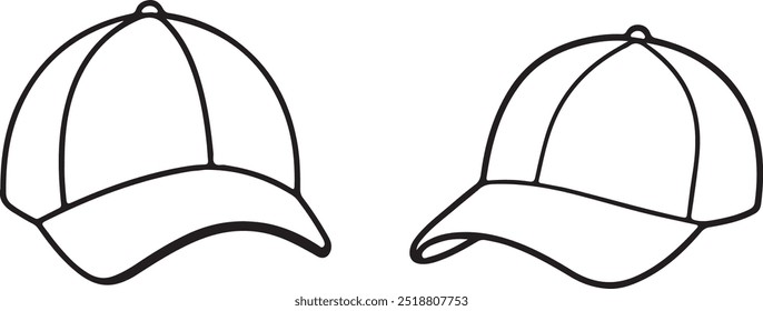 Hat Icon Set  vector illustration