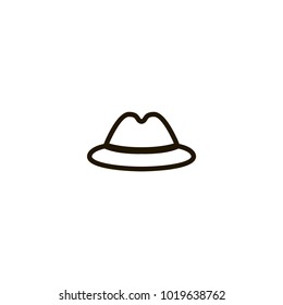 hat icon. sign design