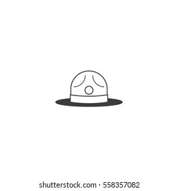 hat icon. sign design