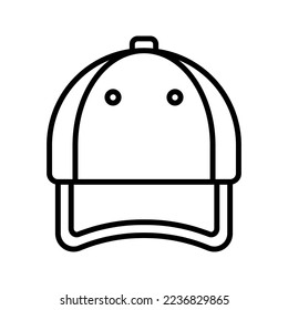 Hut Symbol. Unterschrift für mobiles Konzept und Webdesign. Vektorgrafik