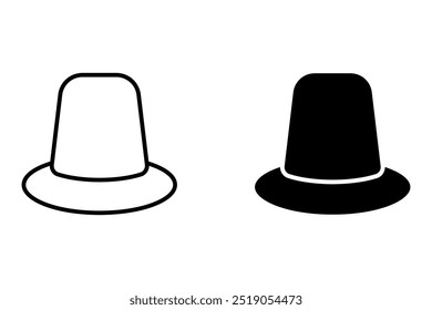 Hat icon. sign for mobile concept and web design. vector illustration