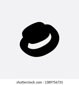 hat icon sign signifier vector