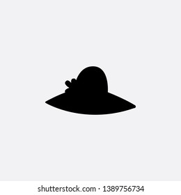hat icon sign signifier vector