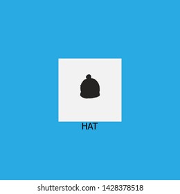 hat icon sign signifier vector