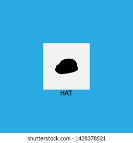 hat icon sign signifier vector