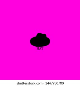 hat icon sign signifier vector