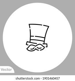 Hat icon sign vector,Symbol, logo illustration for web and mobile