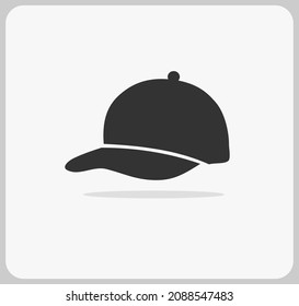 hat icon silhouette image in vector illustration